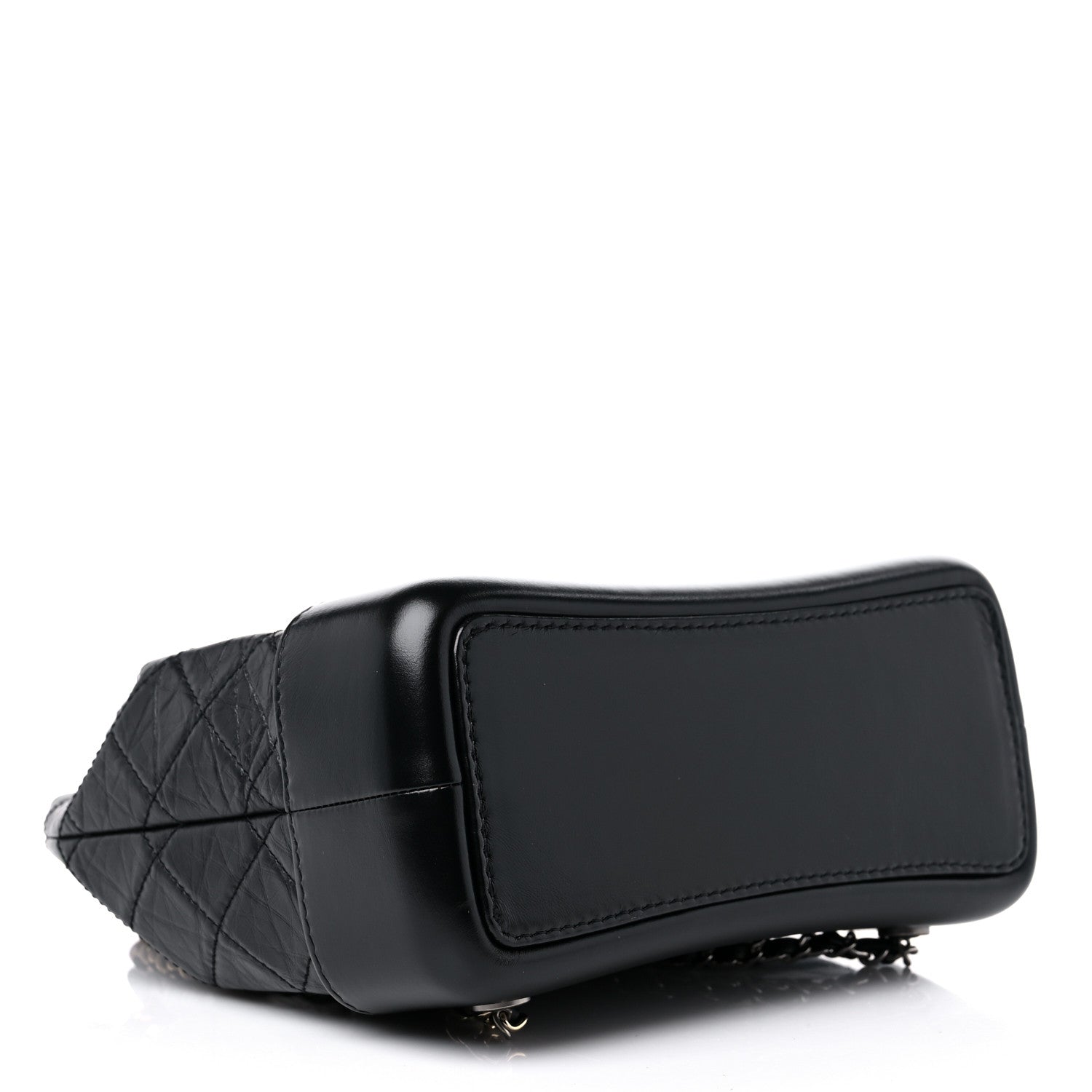 Chanel Aged Calfskin Quilted Small Gabrielle Backpack Black 4 of 10