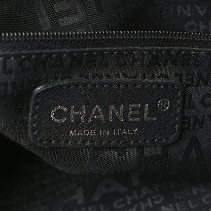 Chanel Lambskin Stitched Medium Ultimate Soft Tote Black 6 of 9