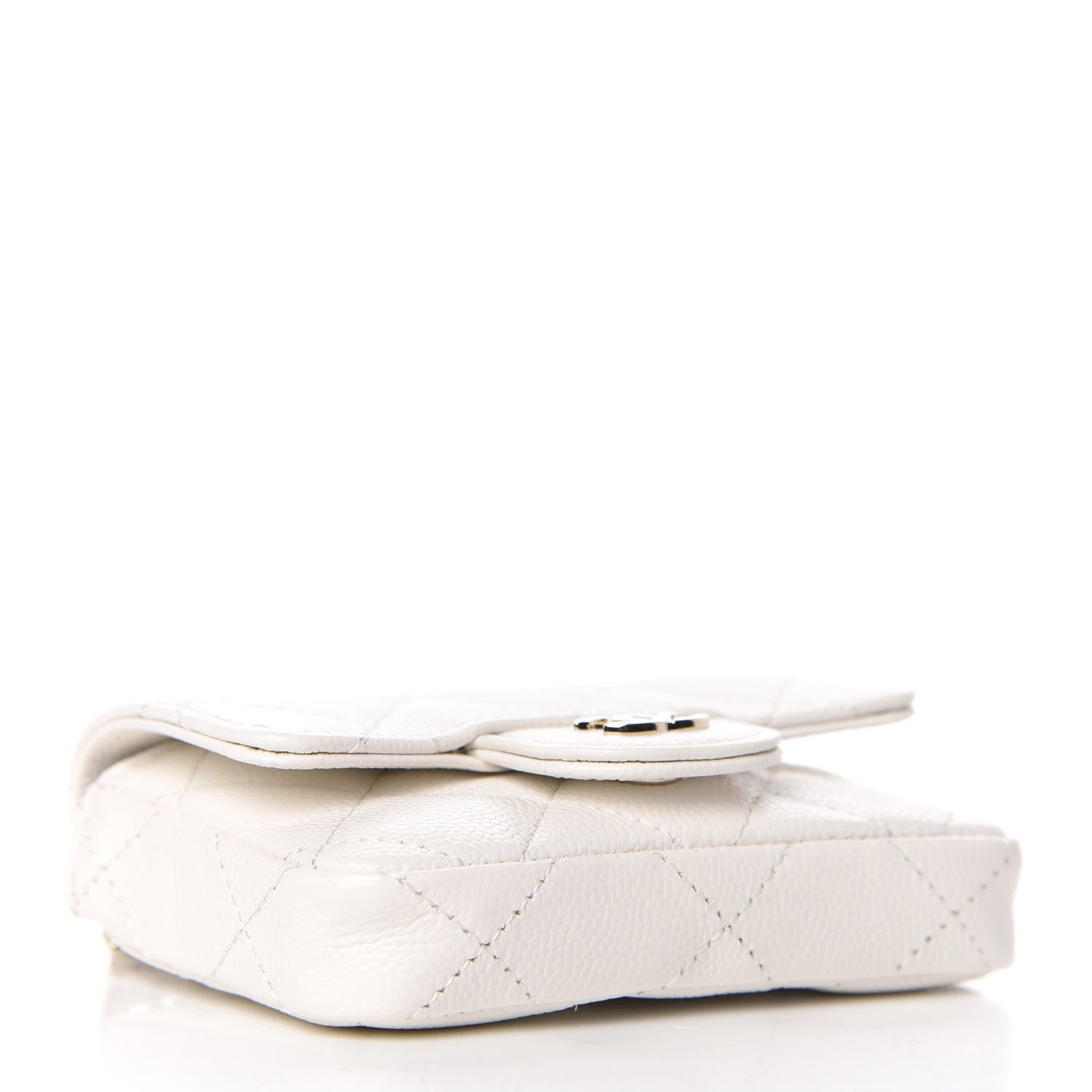 Chanel Caviar Quilted Belt Bag White 4 of 7