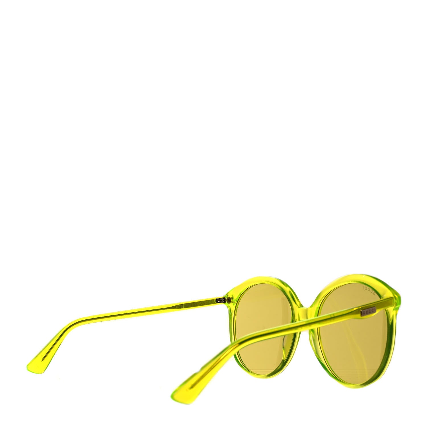 Gucci Acetate GG Sunglasses GG0257S Yellow 3 of 6