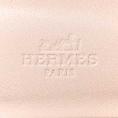 Hermes Box Calfskin Oran Sandals 37.5 Rose Pale 6 of 7