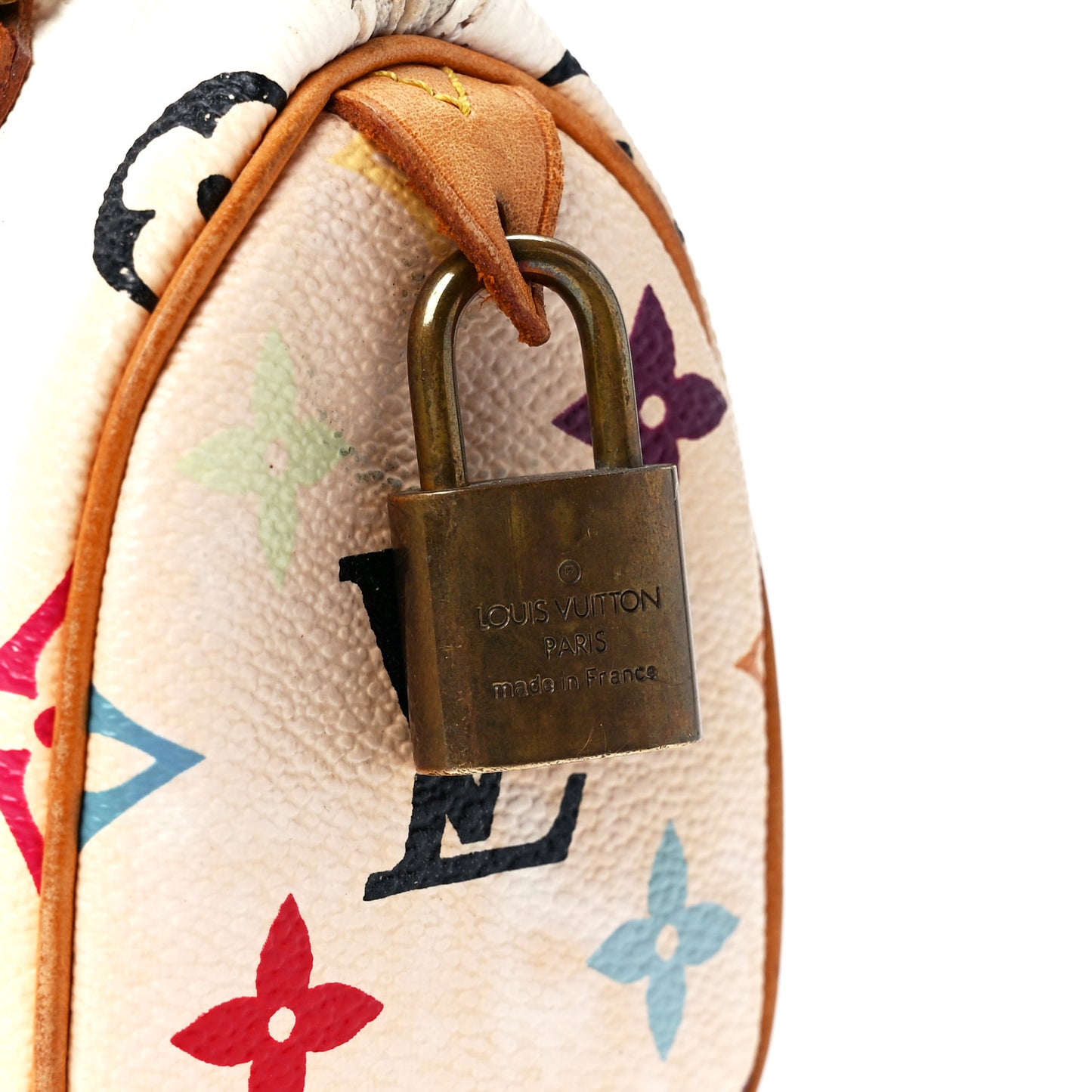 Monogram Multicolor Mini Sac HL Speedy White