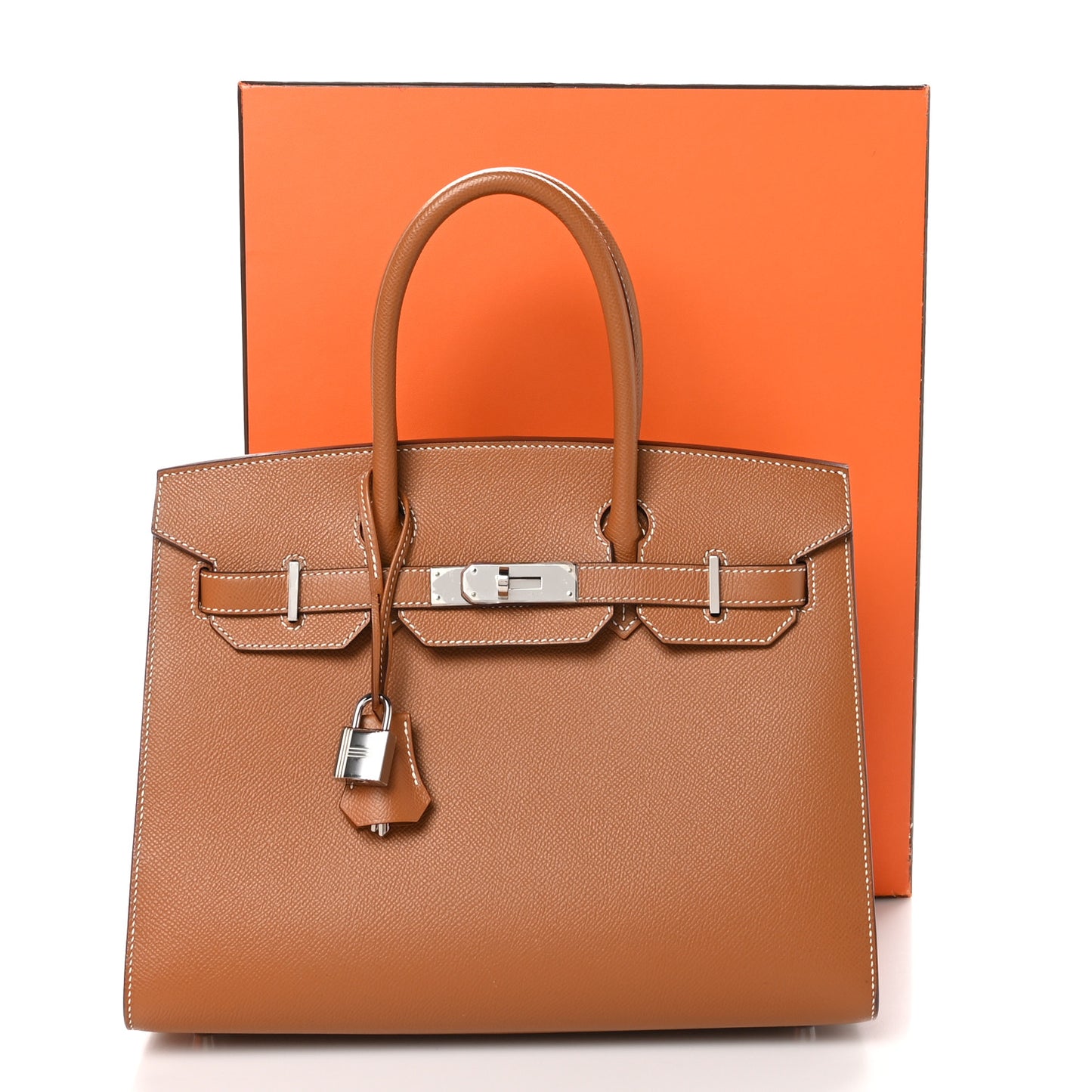 Epsom Birkin Sellier 30 Gold