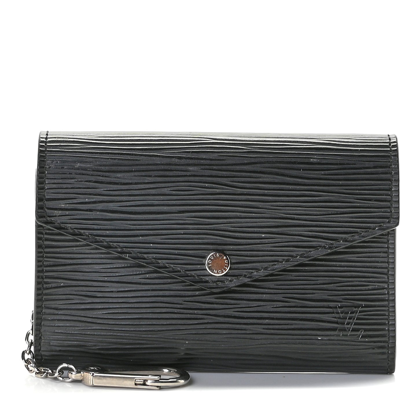 Epi Key Pouch Noir