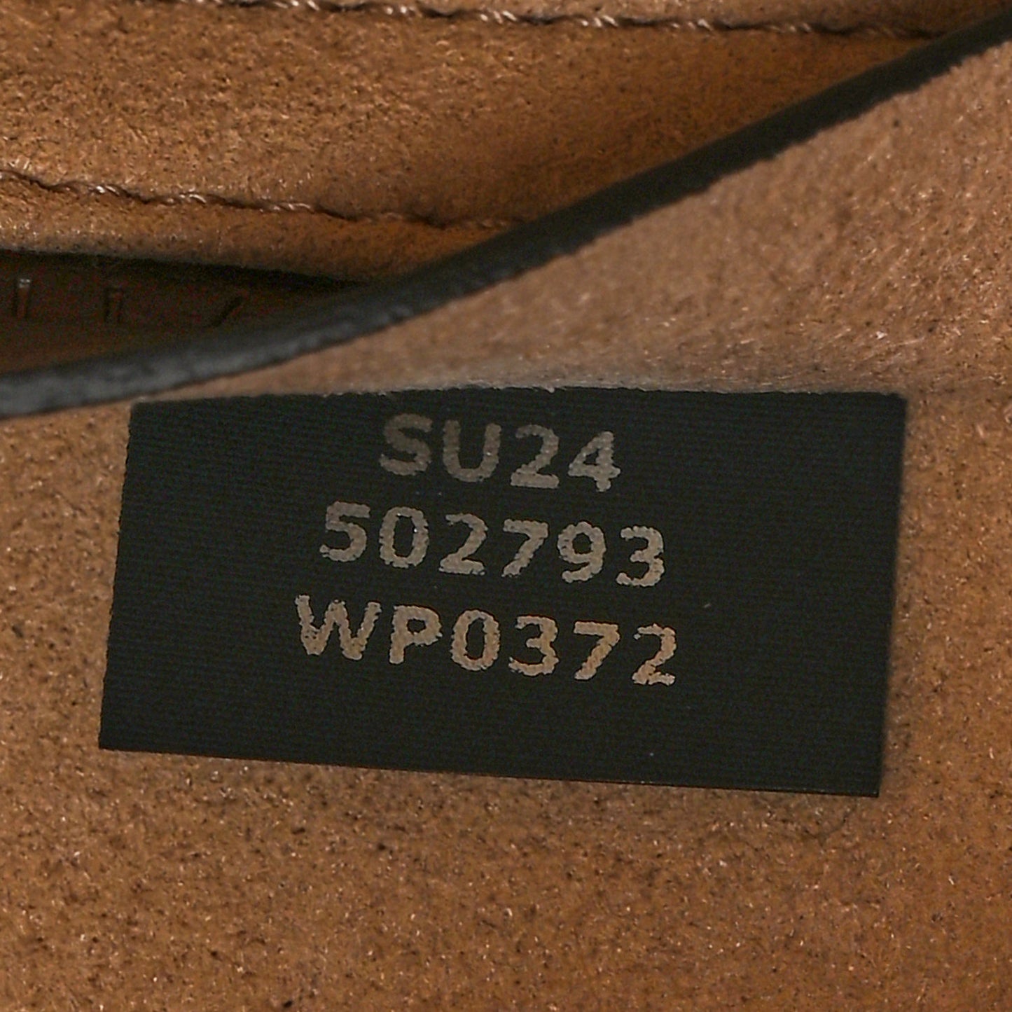 Canvas Striped Logo Tote Brown Multicolor