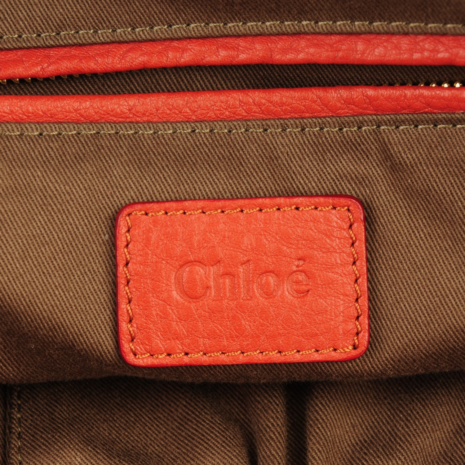Chloe Calfskin Large Marcie Satchel Maple Leaf 6 of 8