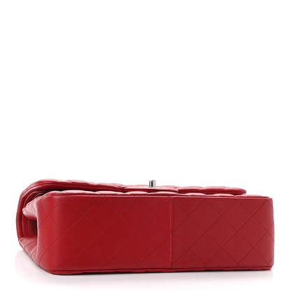 Chanel Lambskin Quilted Jumbo Double Flap Red 4 of 11