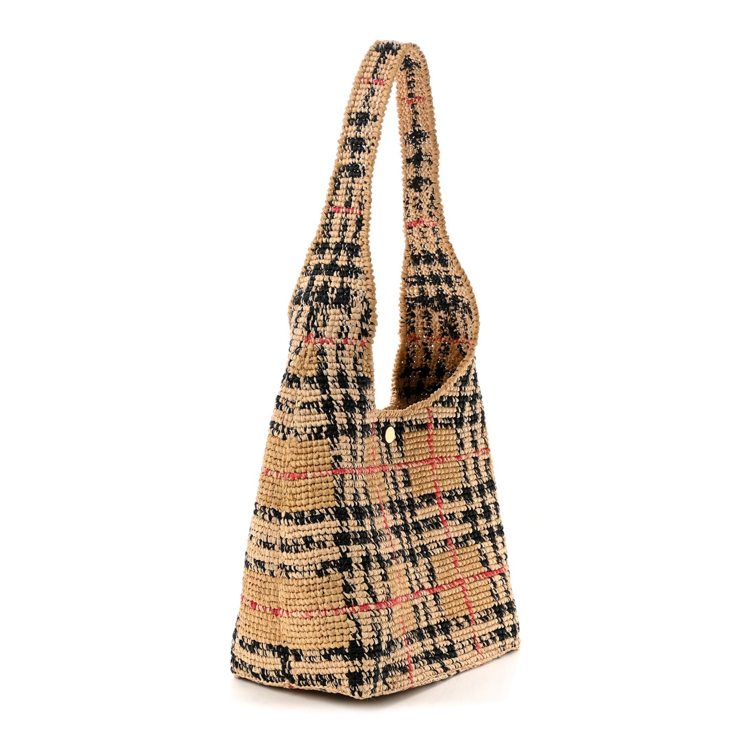 Raffia Crochet Margate Shoulder Bag Sand Beige