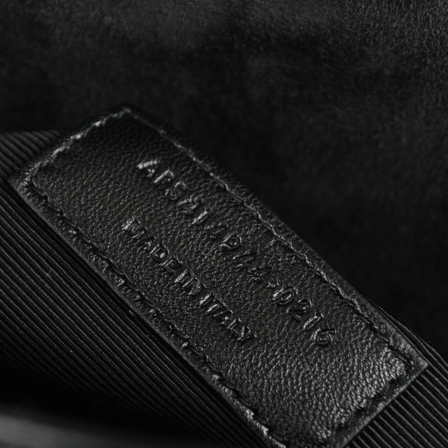 Saint Laurent Calfskin Crocodile Embossed Large Sac De Jour Carryall Black 7 of 7