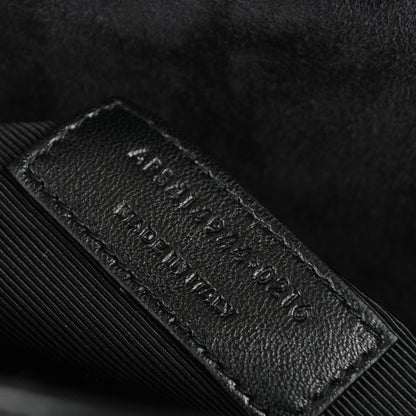 Saint Laurent Calfskin Crocodile Embossed Large Sac De Jour Carryall Black 7 of 7