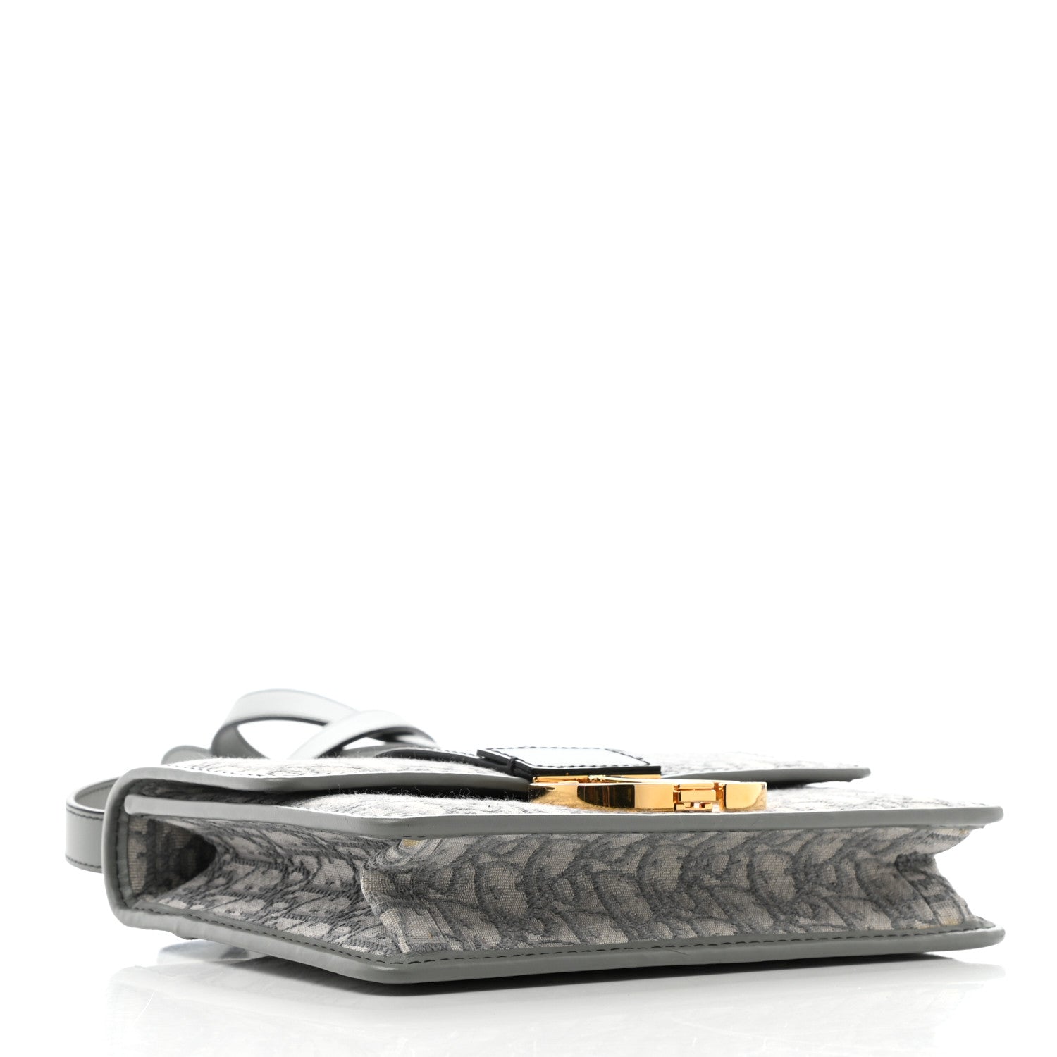 Christian Dior Oblique 30 Montaigne Flap Bag Grey 4 of 11