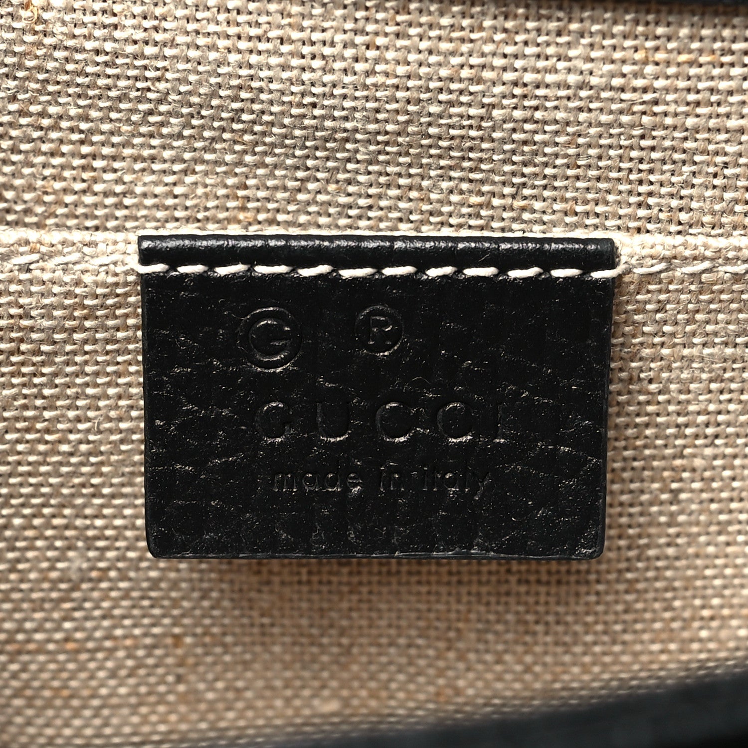 Gucci Dollar Calfskin Small Interlocking G Shoulder Bag Black 6 of 10