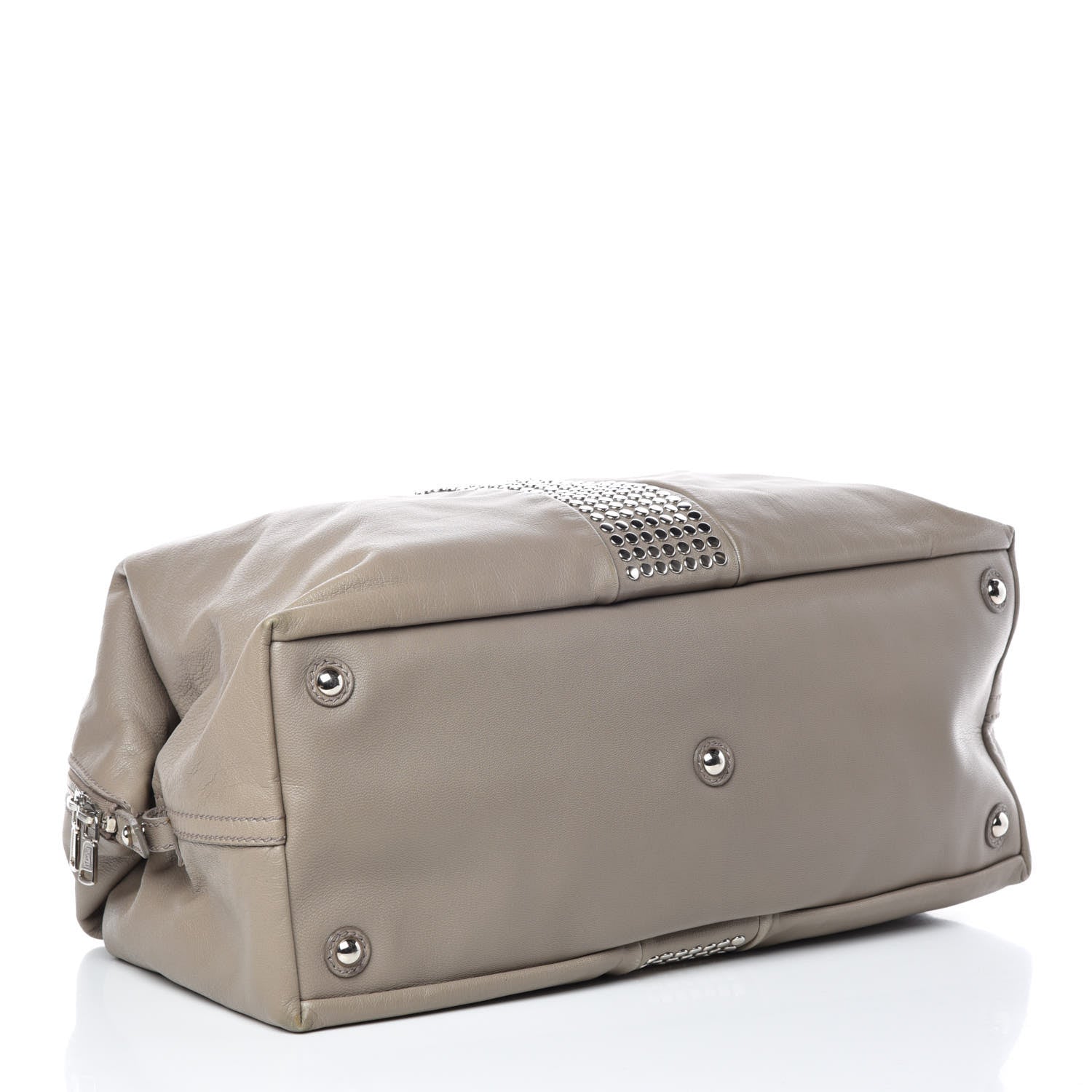 Saint Laurent Chevre Studded Large Rock Stud Easy Y Grey 4 of 21