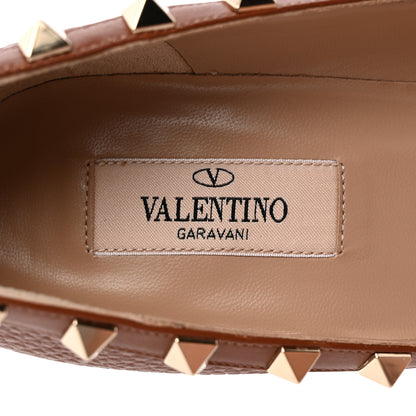 Valentino Garavani Pebbled Calfskin Rockstud 85mm Pumps 37 Cuoio 8 of 16