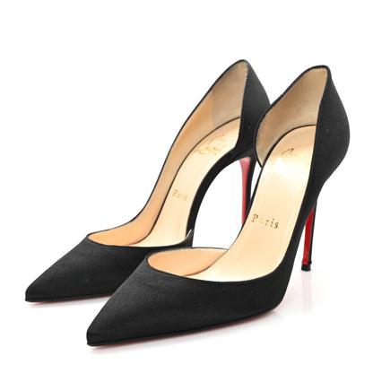 Christian Louboutin Satin Iriza 100 Pumps 36.5 Black 4 of 10