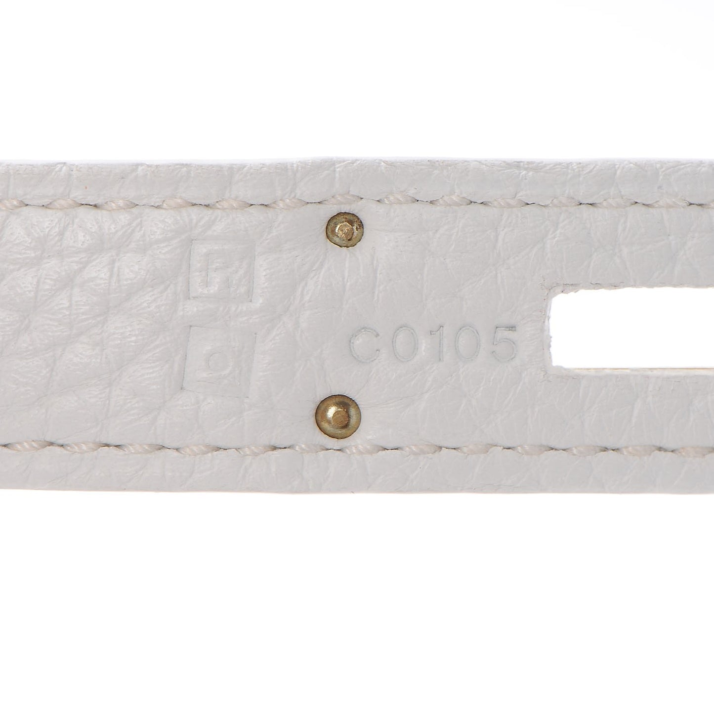 Taurillon Clemence Birkin 35 White