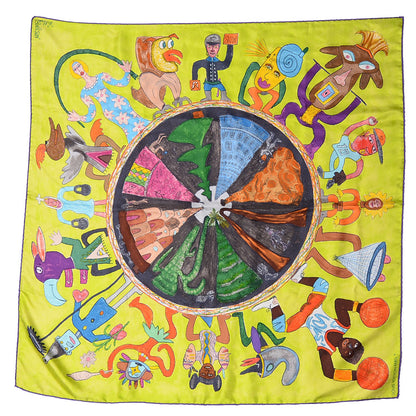 Louis Vuitton Silk William Wilson La Ronde Des Signes Scarf 2 of 5