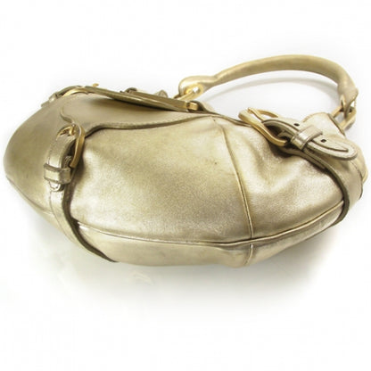 Jimmy Choo Leather Tulita Hobo Gold 5 of 10