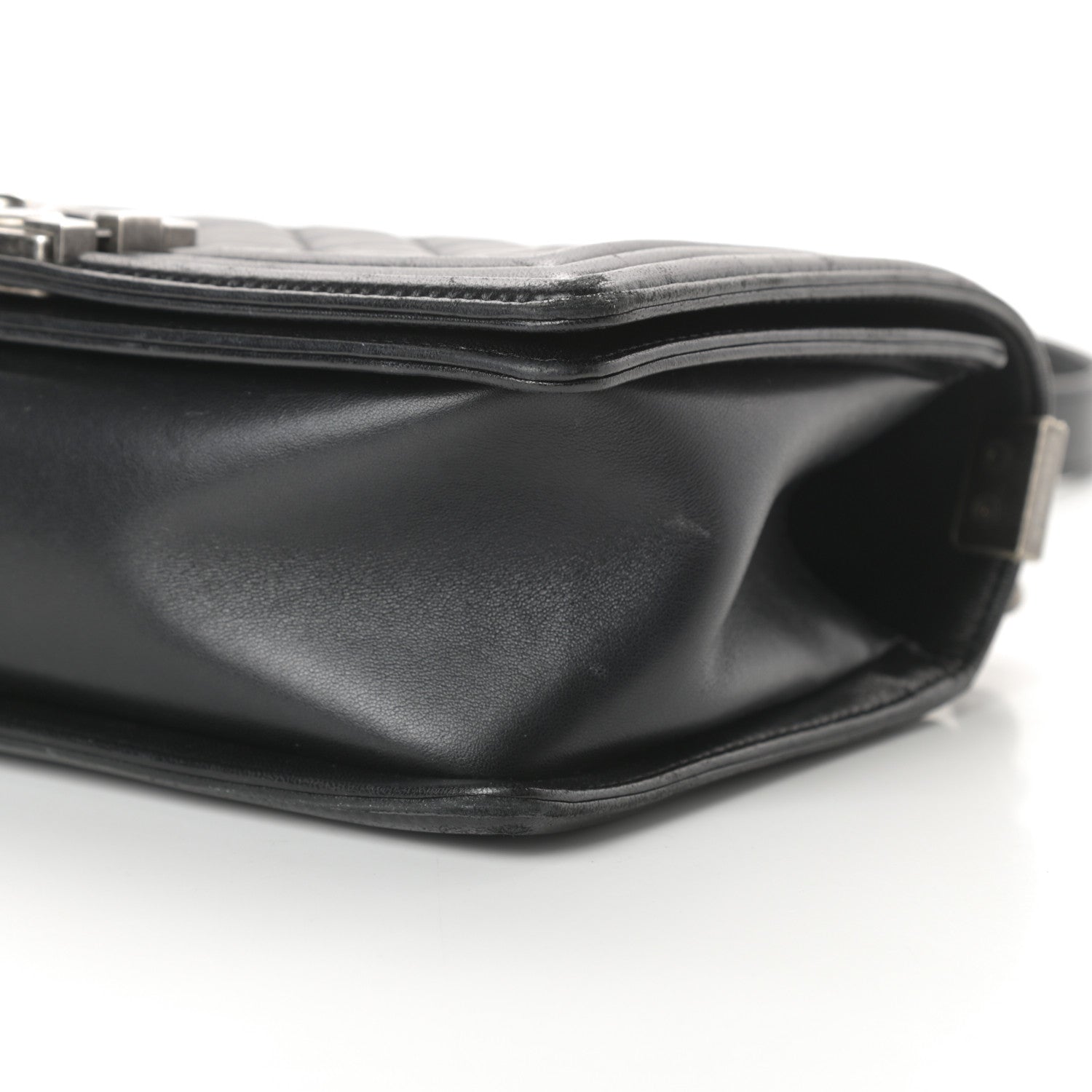 Chanel Lambskin Quilted Medium Boy Flap Black 10 of 16