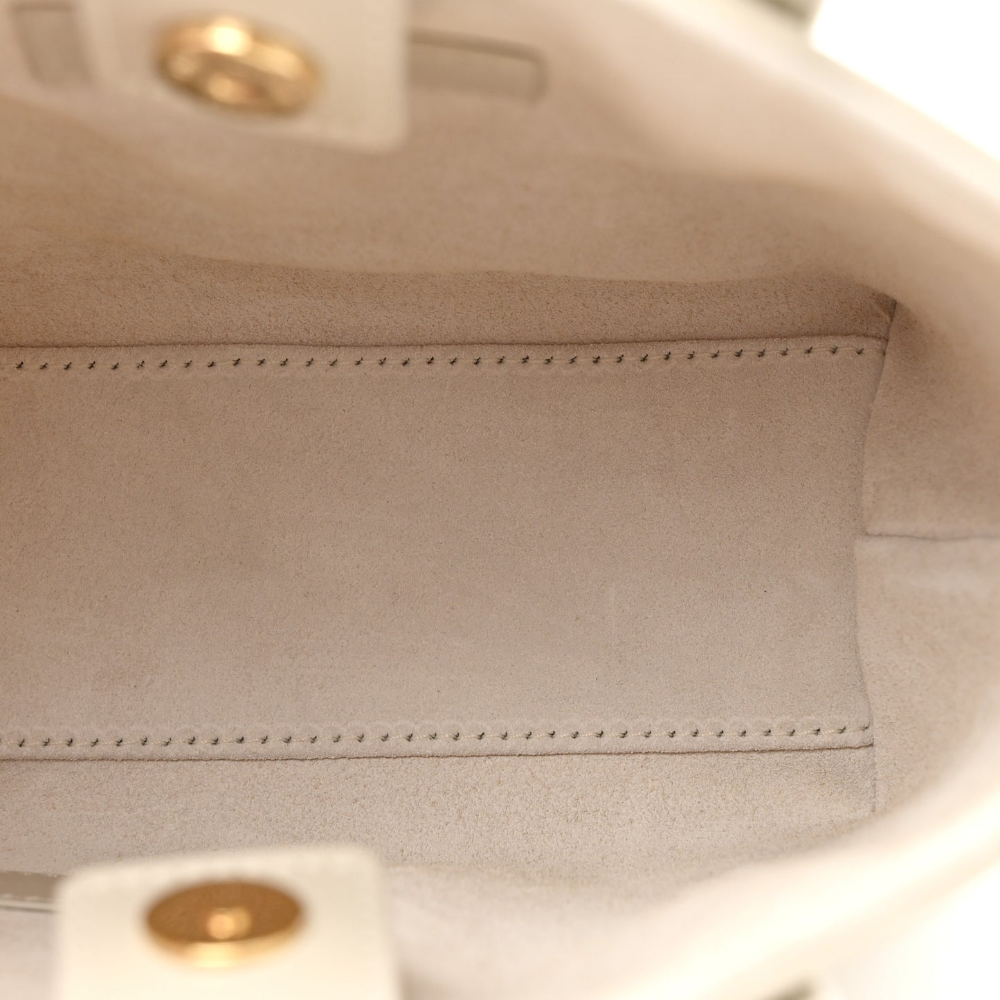 Calfskin Mini Toy Shopping Tote Crema Soft