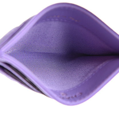 Chanel Caviar Quilted Card Holder Purple 4 of 7