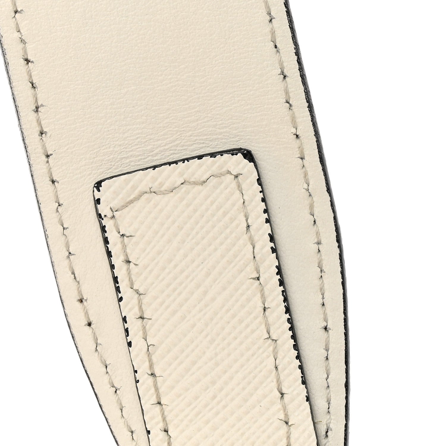 Prada Saffiano Travel Small Brique Top Handle Crossbody Bag White 21 of 22