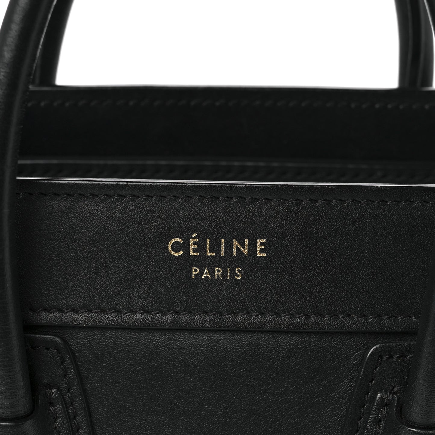 Smooth Calfskin Nano Luggage Black