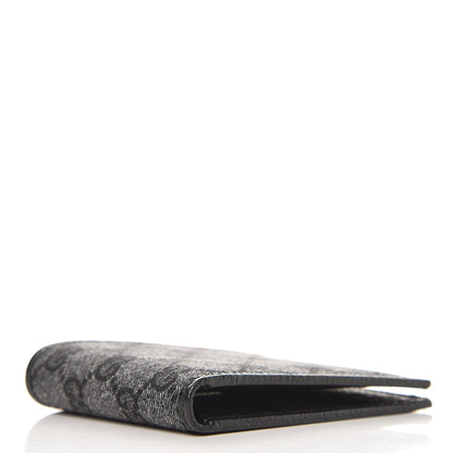 Gucci Denim Monogram Bi-Fold Wallet Black 4 of 8