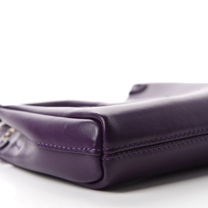 Lanvin Smooth Calfskin Micro Le Journee Dark Purple 6 of 10