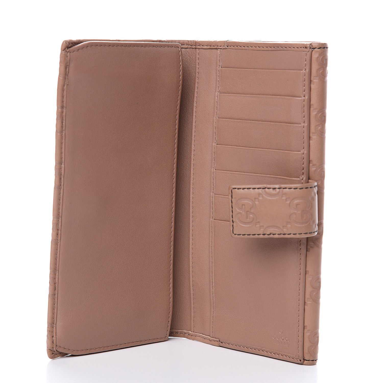 Gucci Guccissima Emily Continental Wallet Camelia 4 of 11