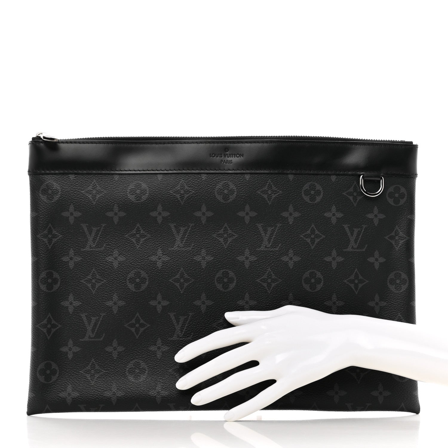 Louis Vuitton Monogram Eclipse Discovery Pochette GM 2 of 7