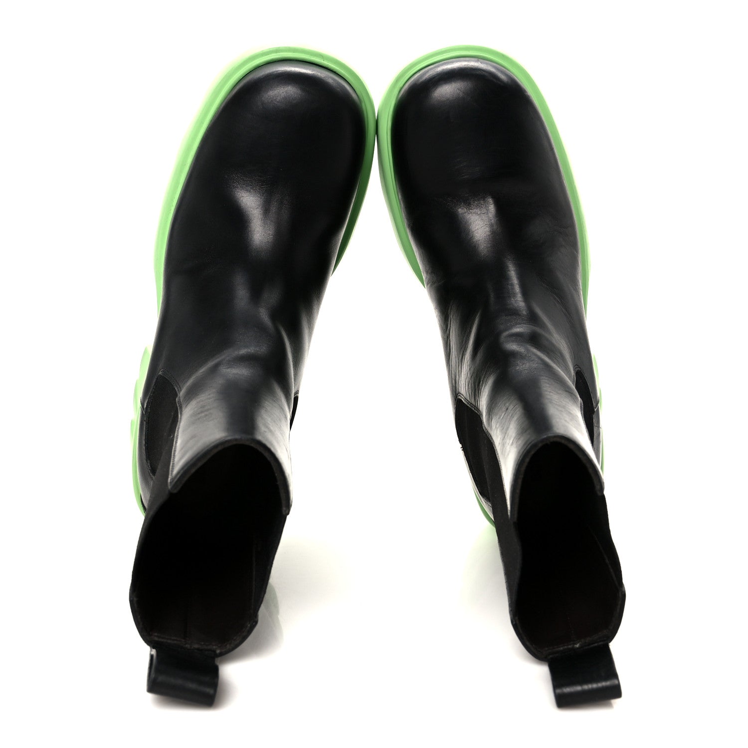 Bottega Veneta Calfskin The Flash Chelsea Boots 39 Pistachio