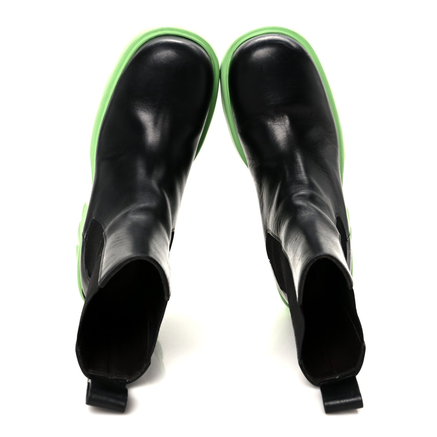 Calfskin The Flash Chelsea Boots 39 Pistachio