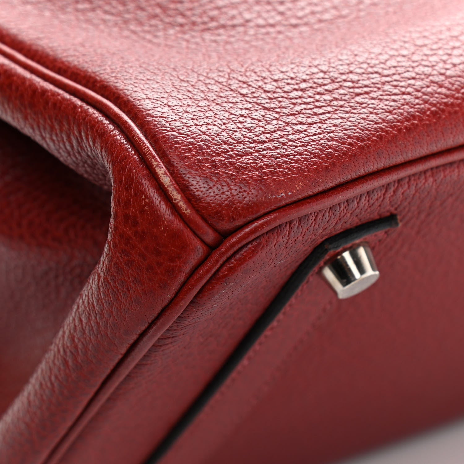 Hermes Buffle Skipper Birkin 35 Rouge H 10 of 21
