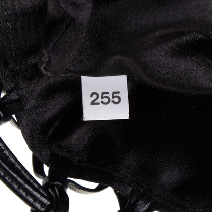 Prada Satin Net Chain Bag Black 6 of 9