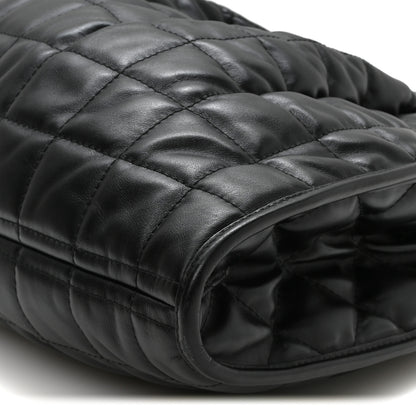 Gucci Calfskin Quilted Large Deco Tote Bag Black 10 of 10