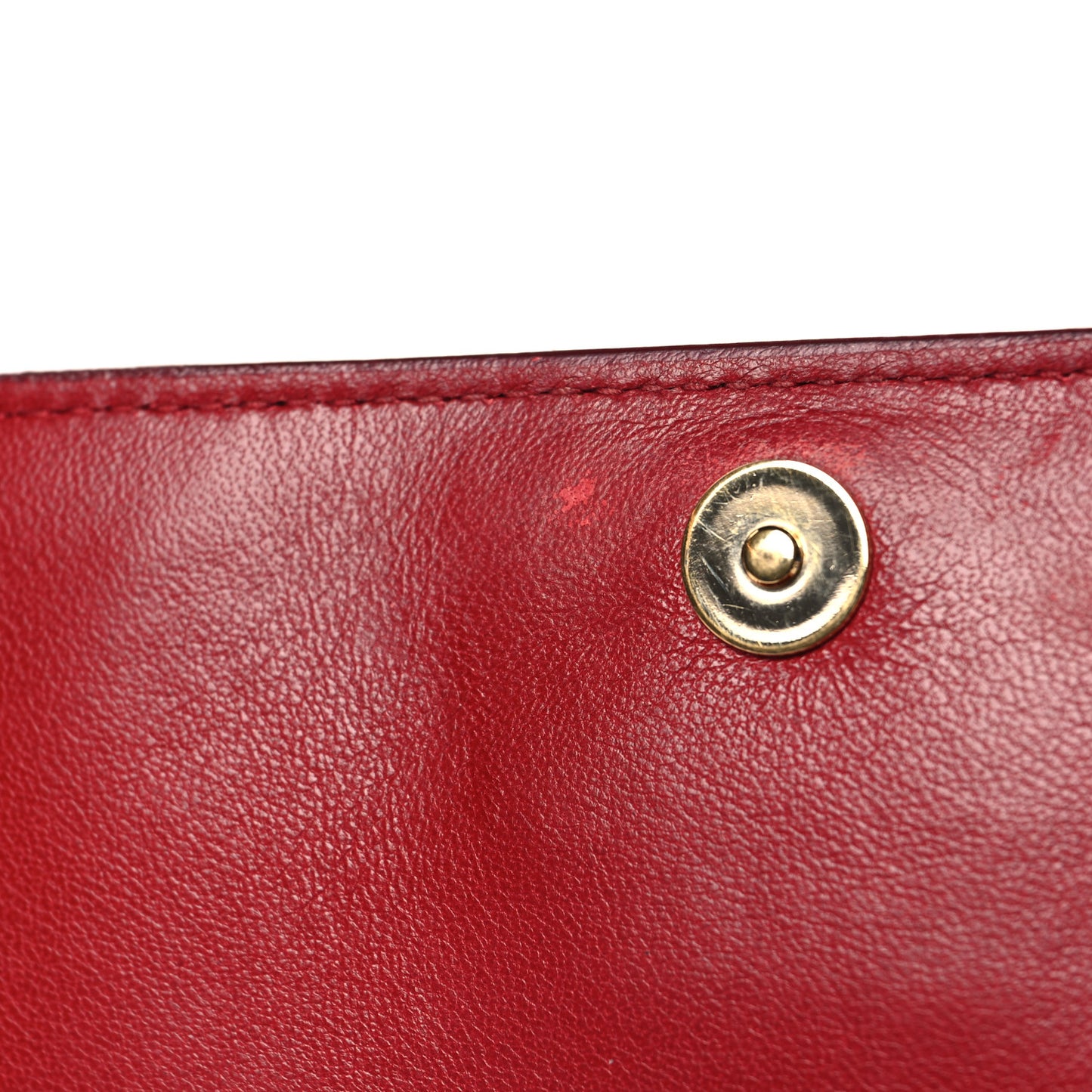 Saffiano Fiocco Bow Flap Wallet Fuoco