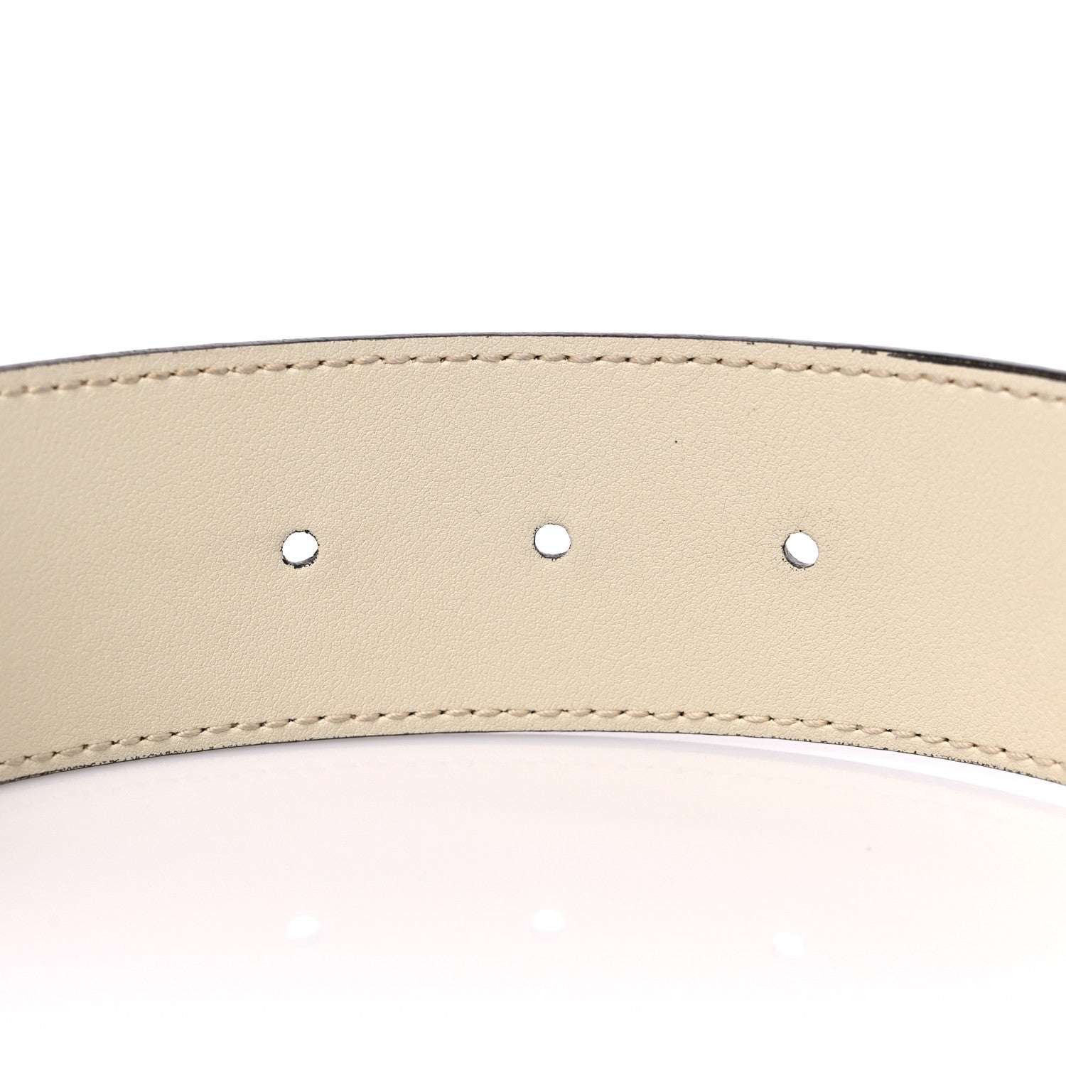 Gucci Calfskin Crystal Double G 40mm Belt 80 32 White Multicolor 4 of 8
