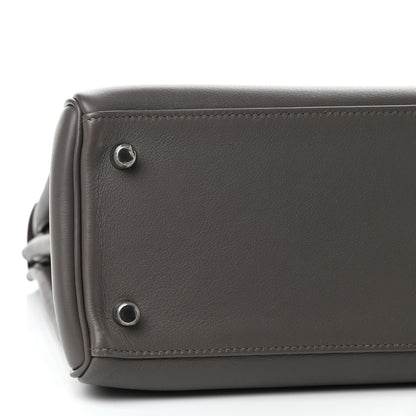 Hermes Swift Kelly Retourne 28 Etain 6 of 12