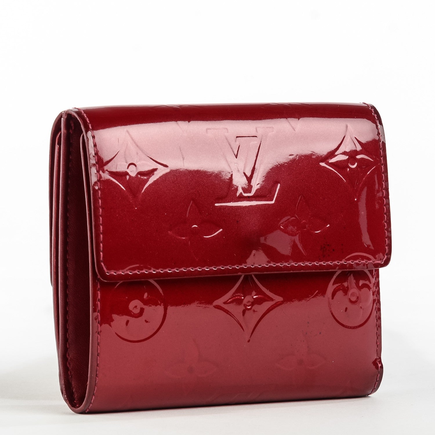 Louis Vuitton Vernis Elise Wallet Pomme D'Amour 3 of 7
