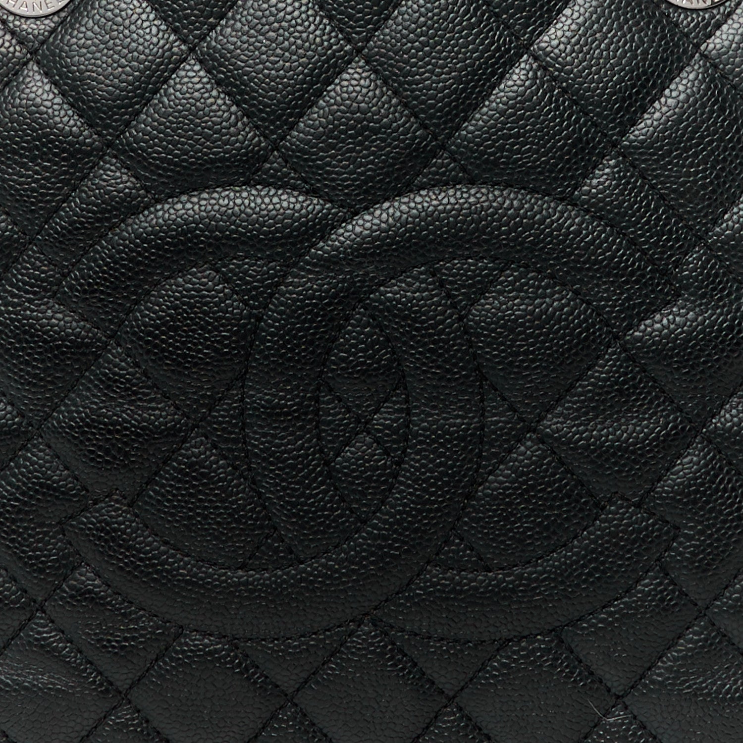 Chanel Caviar Quilted Grand Shopping Tote GST Black 8 of 10