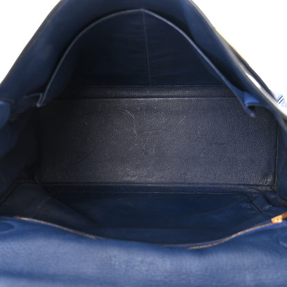 Hermes Taurillon Clemence Kelly Retourne 40 Bleu De Malte 5 of 12