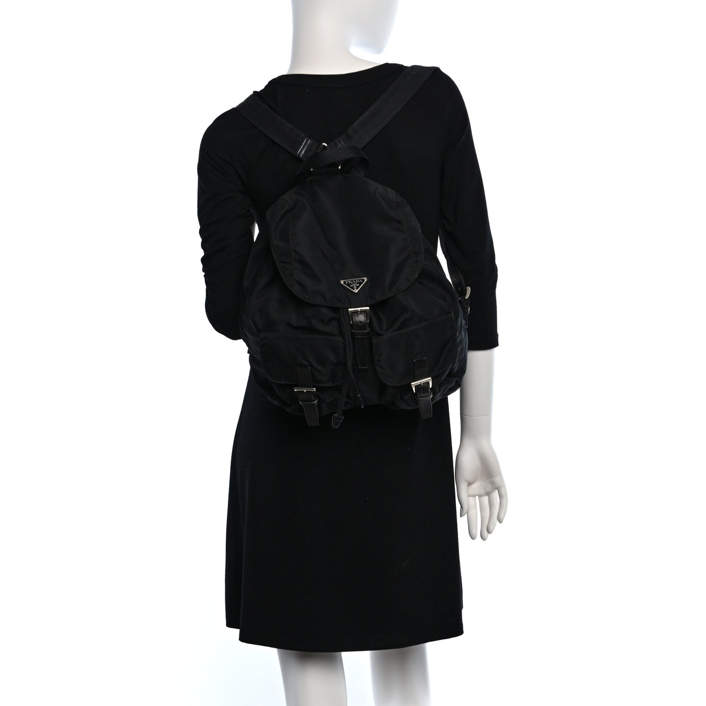 Tessuto Nylon Vela Backpack Black