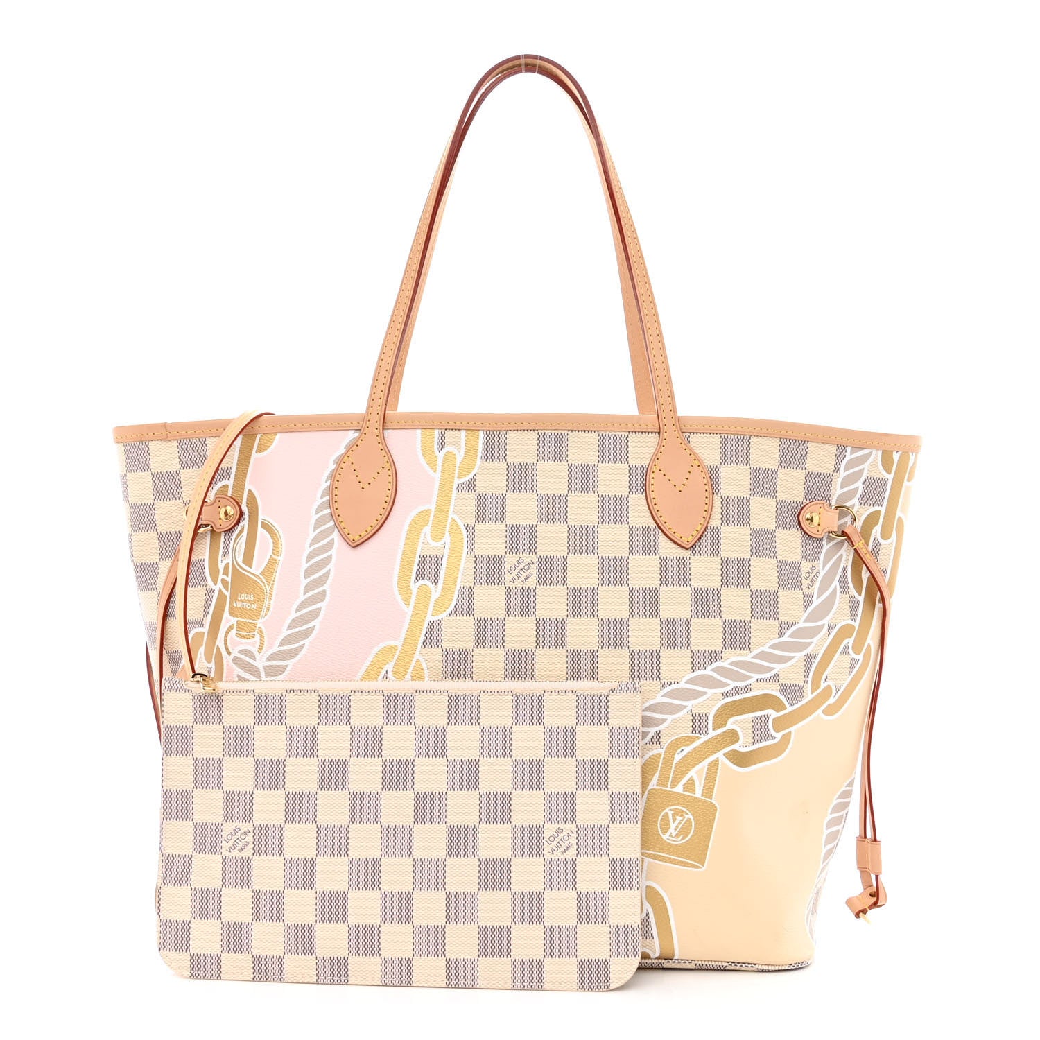 Louis Vuitton Damier Azur Nautical Neverfull MM 1 of 12