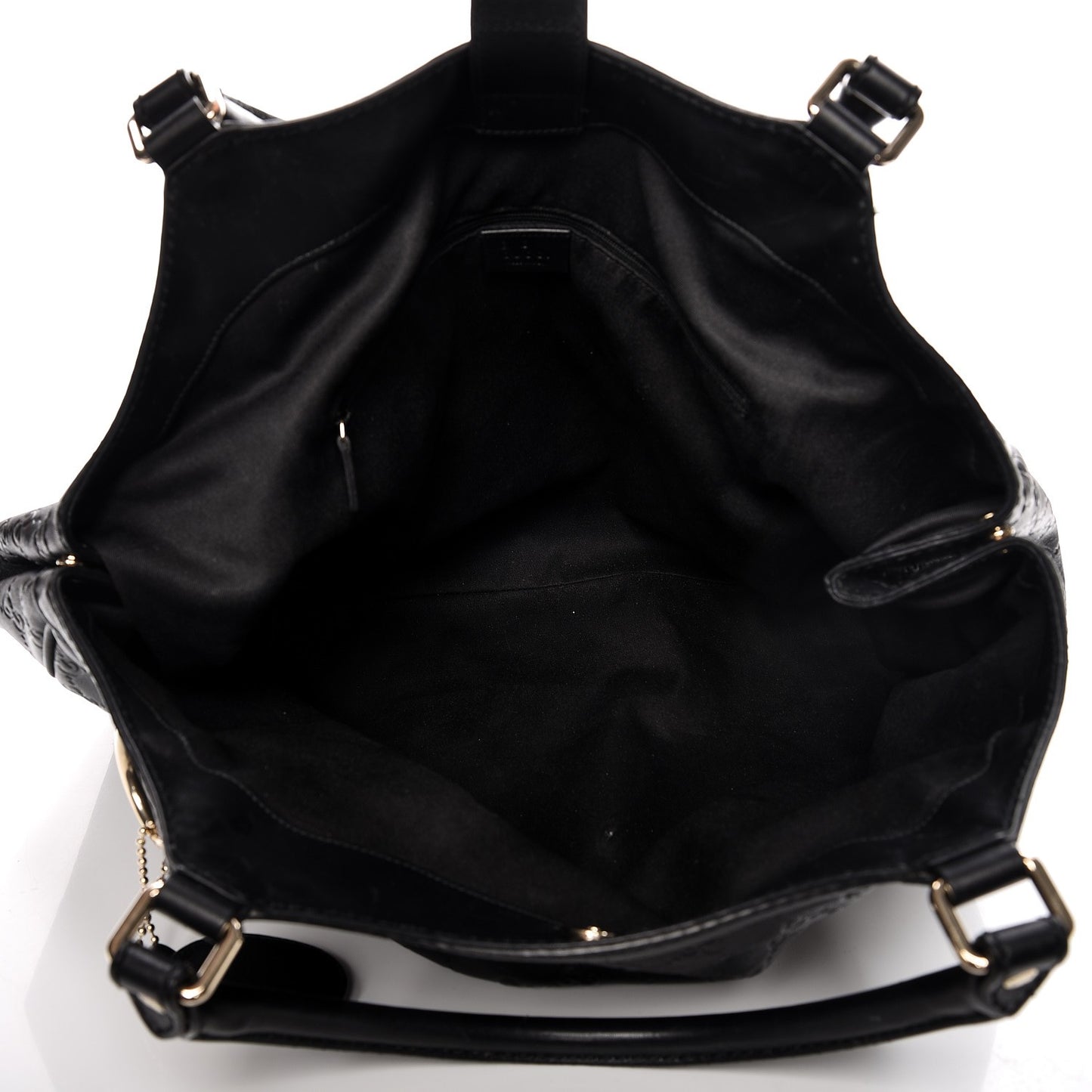 Guccissima Vitello Tender Large Sukey Tote Black