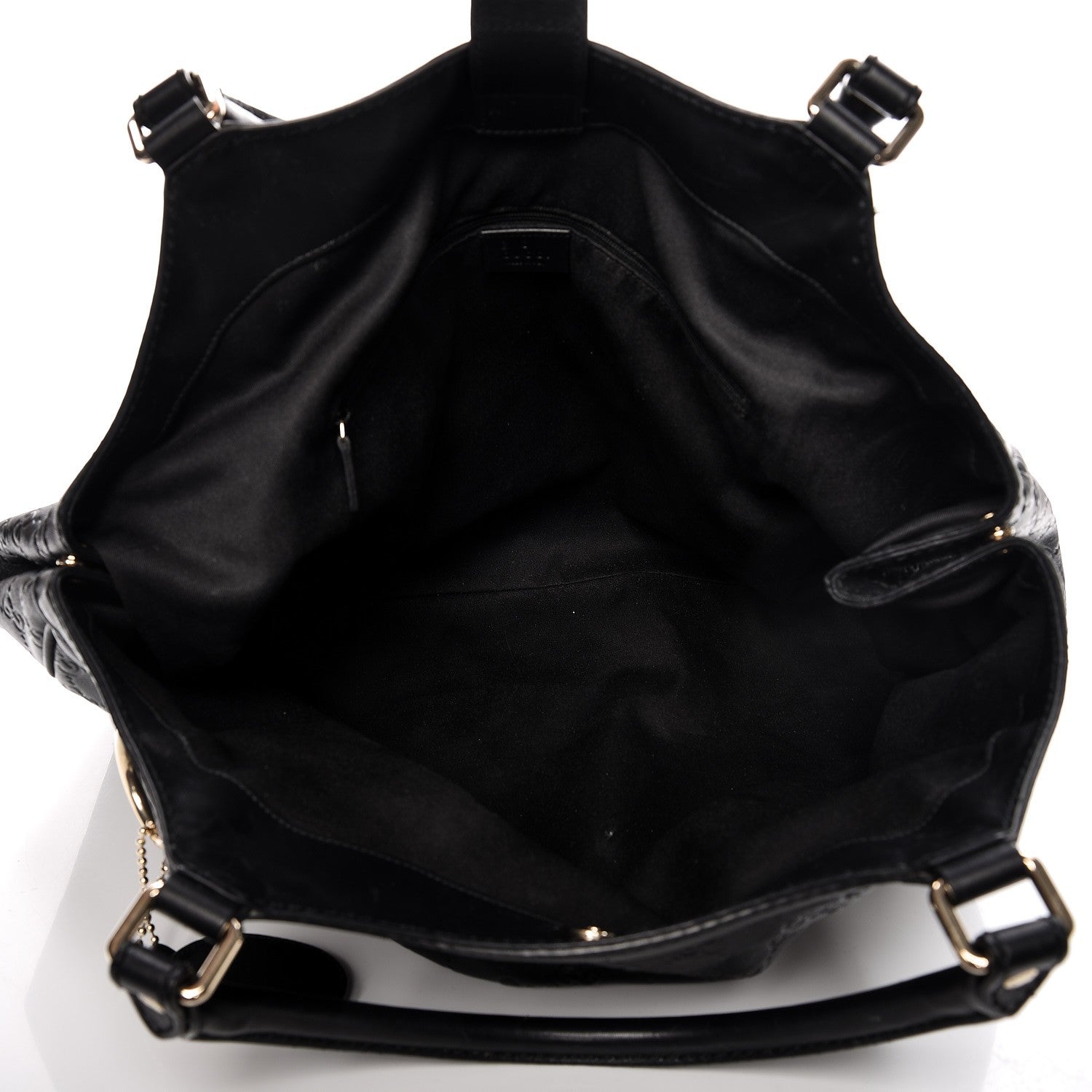 Gucci Guccissima Vitello Tender Large Sukey Tote Black 5 of 13