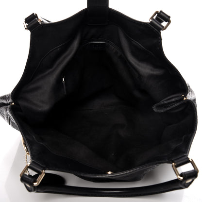 Gucci Guccissima Vitello Tender Large Sukey Tote Black 5 of 13