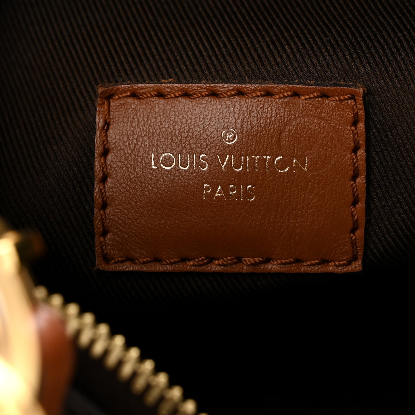 Reverse Monogram Loop Hobo