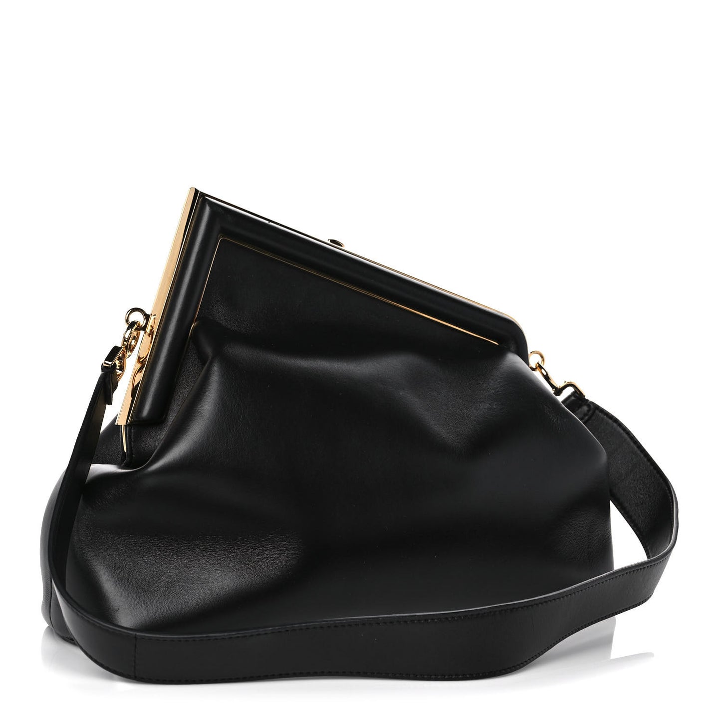 Shiny Nappa Medium Fendi First Black