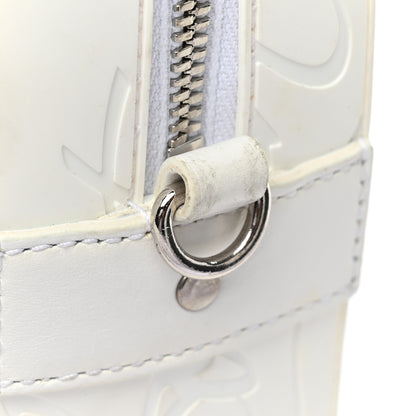 Christian Louboutin Grained Calfskin Rubber Ruisbuddy Messenger Bag White 9 of 11